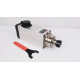 Spindle GDZ120X103-6, 6 kw, 12.6A, ER32, air-cooled, ceramic bearings