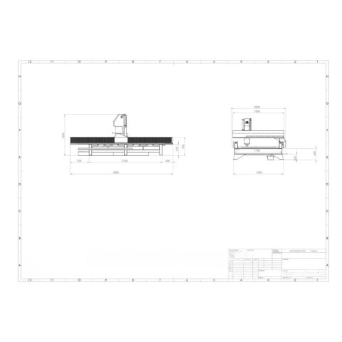 CNC milling machine for stone and granite ADF 1325 Stone