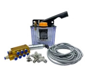 Lubrication systems for guides, gears and cutting zone cooling