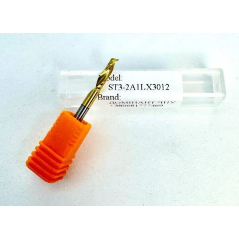 One-way milling cutter 3.175*12*38 TiN