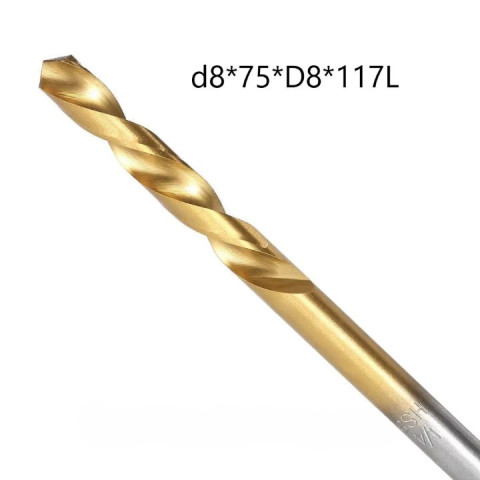 Metal drill bit d8*75*D8*117L