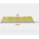 Sisal drum sanding brush D200 H220 #180