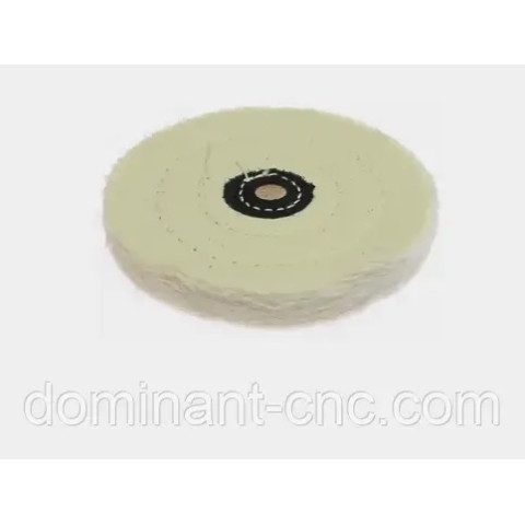 Muslin polishing pad 100 mm white