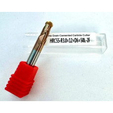 Фреза концевая сферическая R3*D6*12*50*2F HRC55