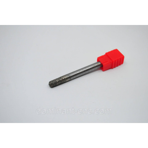 Фреза алмазная спеченная сферическая D10*d10*l30*L100