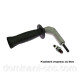 The handle on the angle grinder