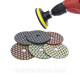 Set of diamond wheels 6 steps 80 mm