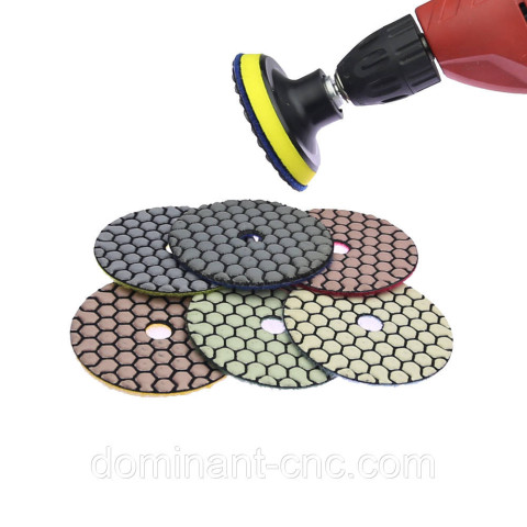 Set of diamond wheels 6 steps 100 mm
