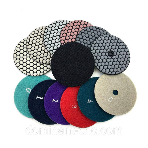 Set of diamond wheels 6 steps 100 mm