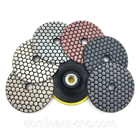 Set of diamond wheels 6 steps 100 mm