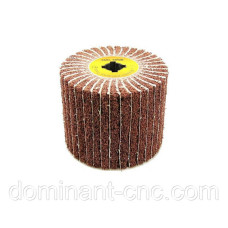 Scotch Bright brush with P80 sandpaper