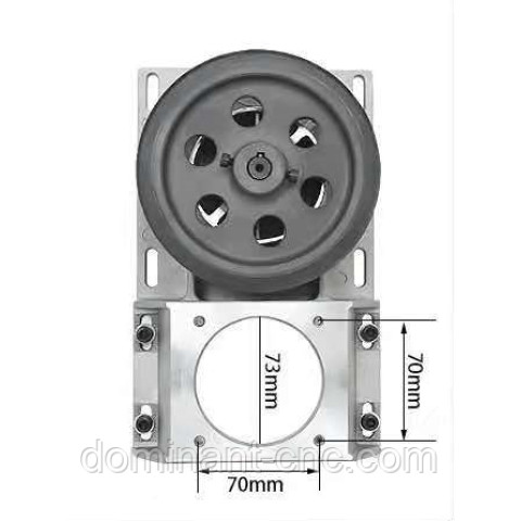 Belt reducer for helical rack module 1.25 - 96mm