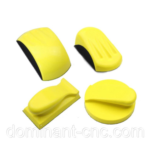 Holder - grinding block, manual holder for grinding and polishing elements