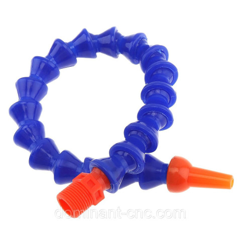 Swivel tube flexible for coolant supply 1/4 600 mm round