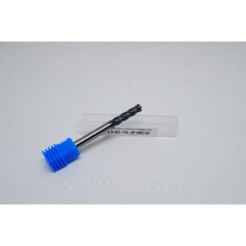 End mill 6*25*75*4F HRC50
