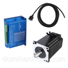 Stepper motor kit with hybrid servo driver Nema 23 (57) 76mm 1.5Nm