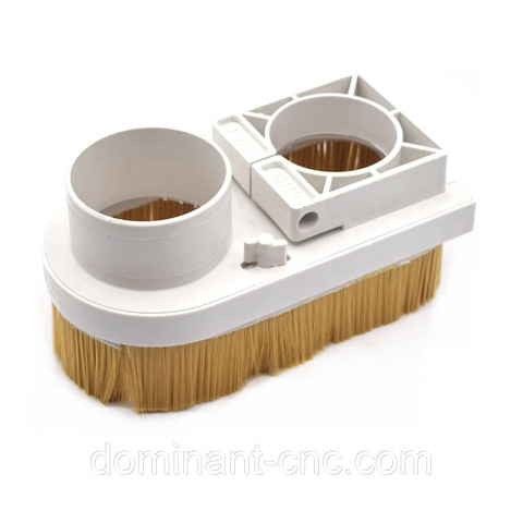 Brush for CNC machine. Suction brush CNC for spindle 80 mm