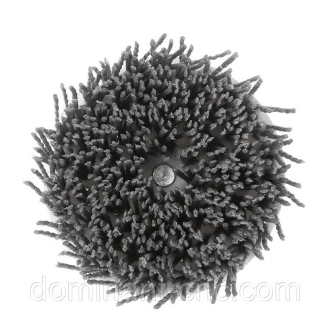 End grinding brush 120 with holder
